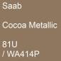 Preview: Saab, Cocoa Metallic, 81U / WA414P.